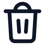 Trash Delete SVG Icon
